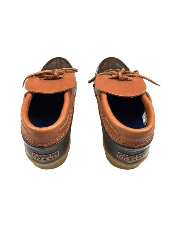 Cabelas Waterproof Leather Rubber Duck Boots Mens 10 Brown